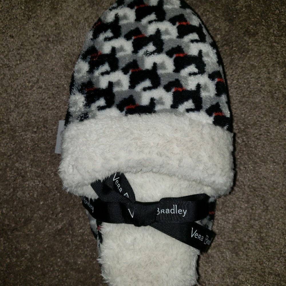 Brand new Vera Bradley fleece slippers